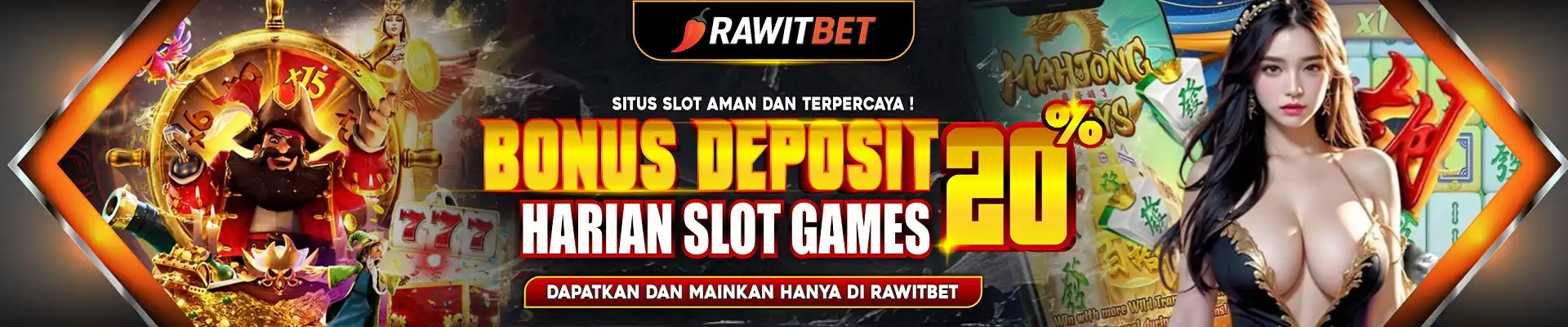 BONUS DEPOSIT HARIAN 20% - SLOT